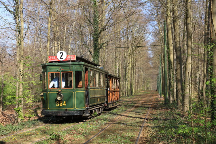 Un tram bruxellois typique « Belle Epoque » de 1906. Photo : Luc Koenot.