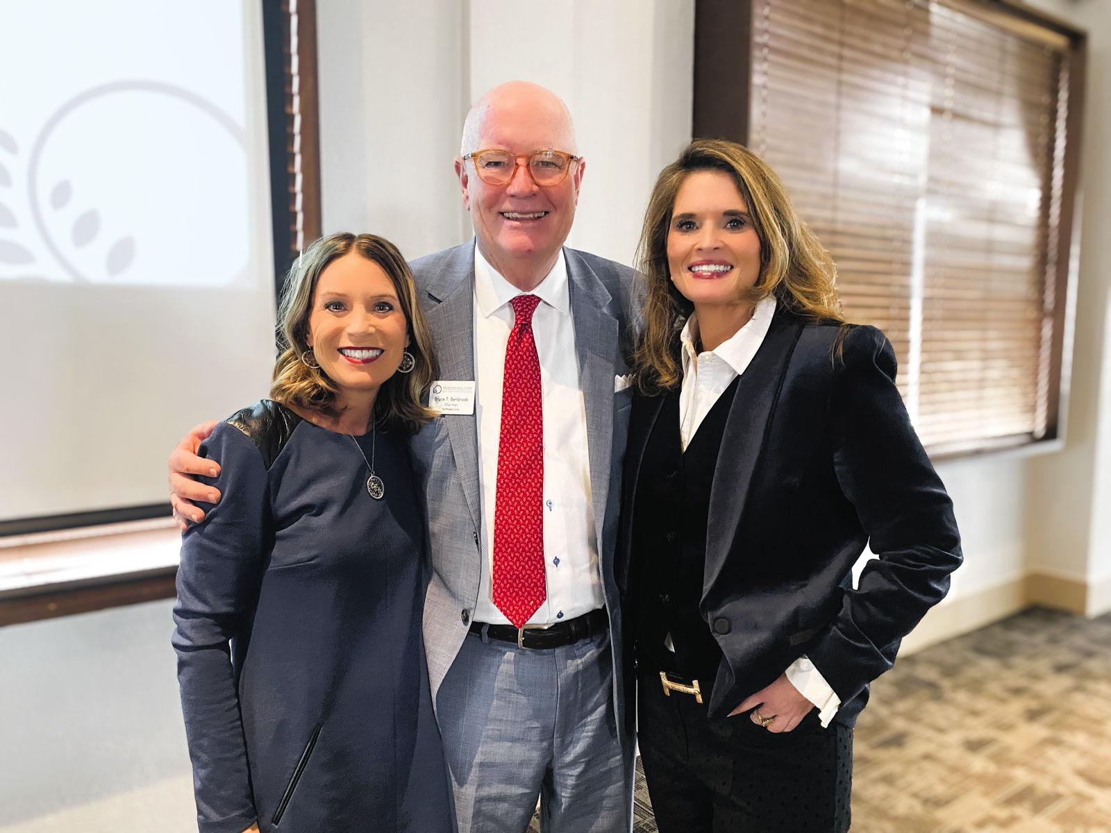 From the left, Jennifer M. Grigsby, Board Chair; Bruce T. Benbrook, Chair Emeritus; and Shannon L. Rich, President & CEO of the Oklahoma Hall of Fame. From the left, Jennifer M. Grigsby, Board Chair; Bruce T. Benbrook, Chair Emeritus; and Shannon L. Rich, President & CEO of the Oklahoma Hall of Fame.
