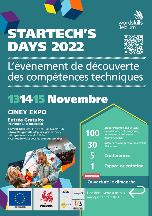 Invitation | Startech’s Days à Ciney Expo dès le dimanche 13/11