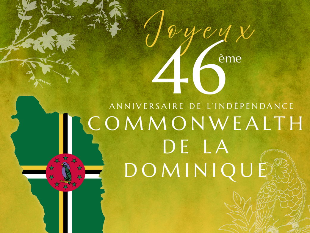L’OECO célèbre les 46 ans d’indépendance de la Dominique