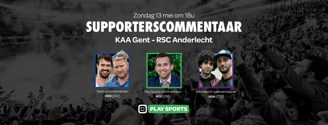 Deze zondag is het eindelijk zover! KAA Gent – RSC Anderlecht: de match belooft “de shit” te worden op het veld én in de commentaarbox