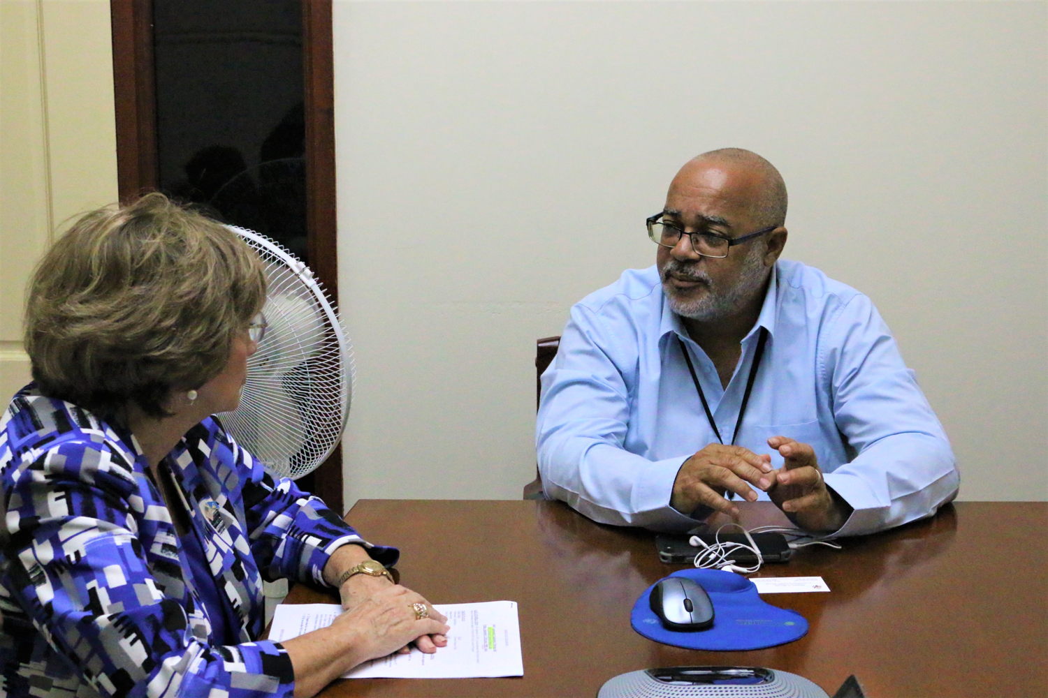 United States Ambassador to the Organisation of Eastern Caribbean States (OECS) H.E. Linda Taglialatela and Director General of the OECS Commission Dr. Didacus Jules