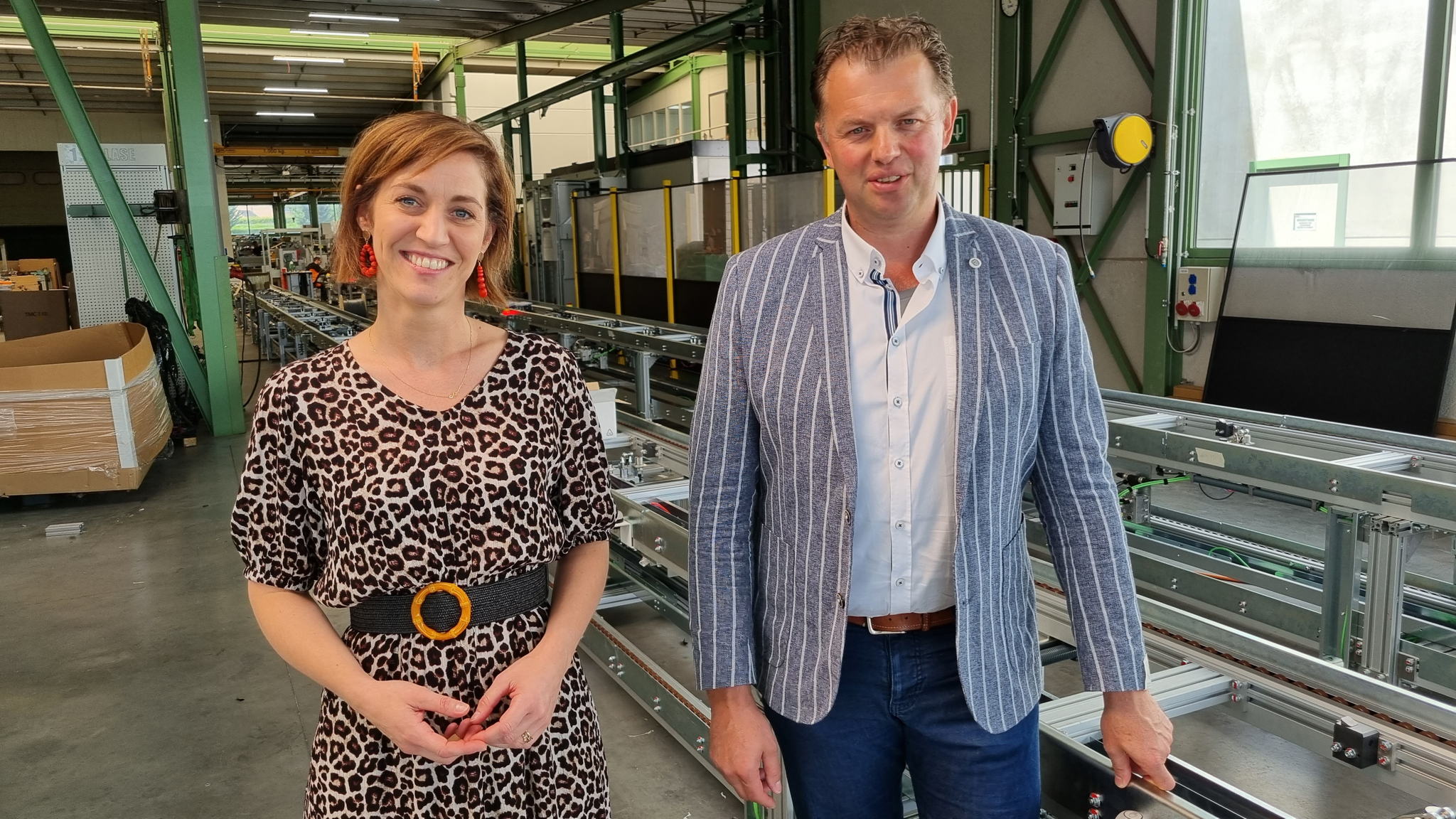 Cathérine Dreesen (Voka - KvK Limburg) & Gert Peetersem (LASE)