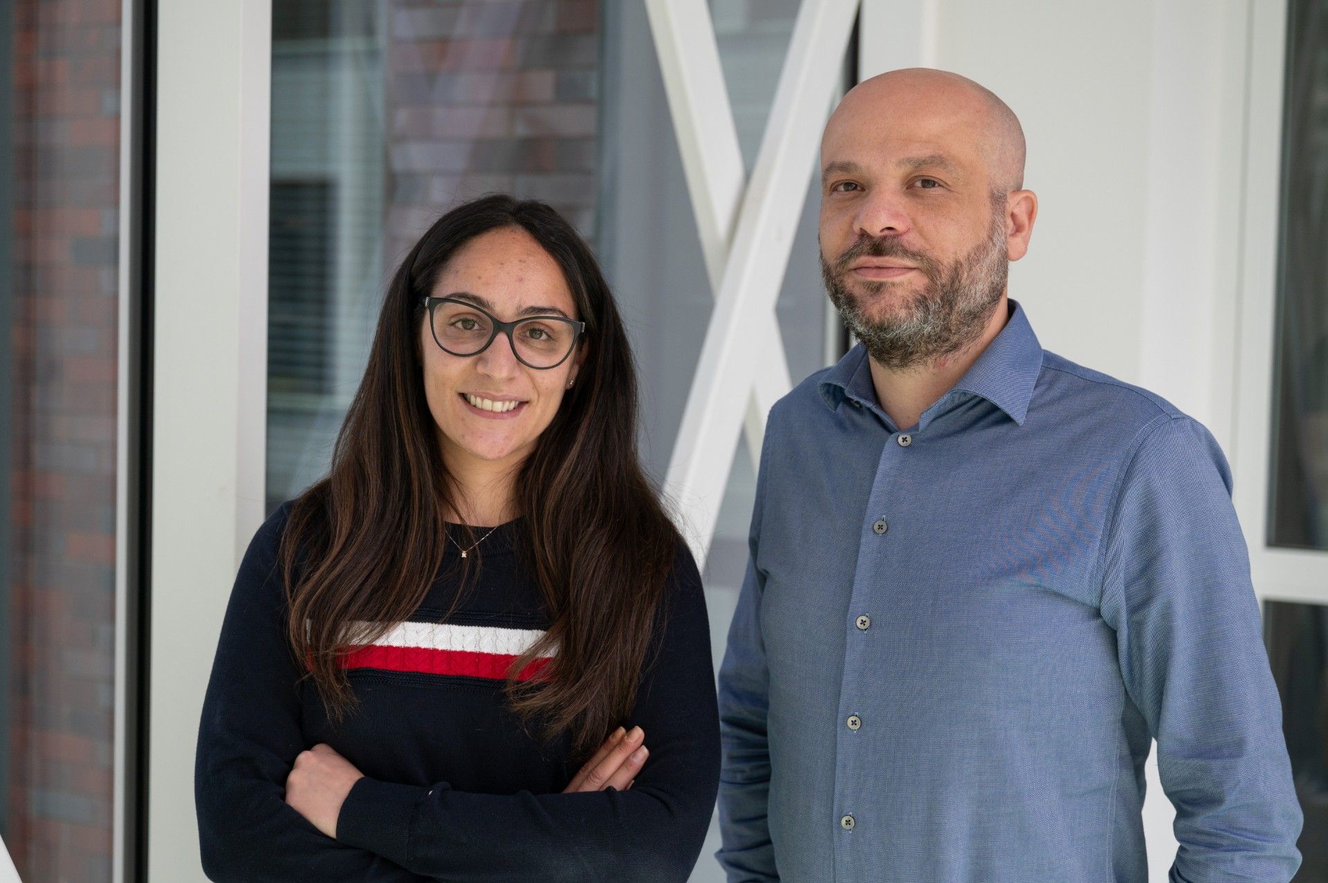 Dr. Rosa Trotta, first author of the study, and Prof. Max Mazzone. Dr. Rosa Trotta, first author of the study, and Prof. Max Mazzone.