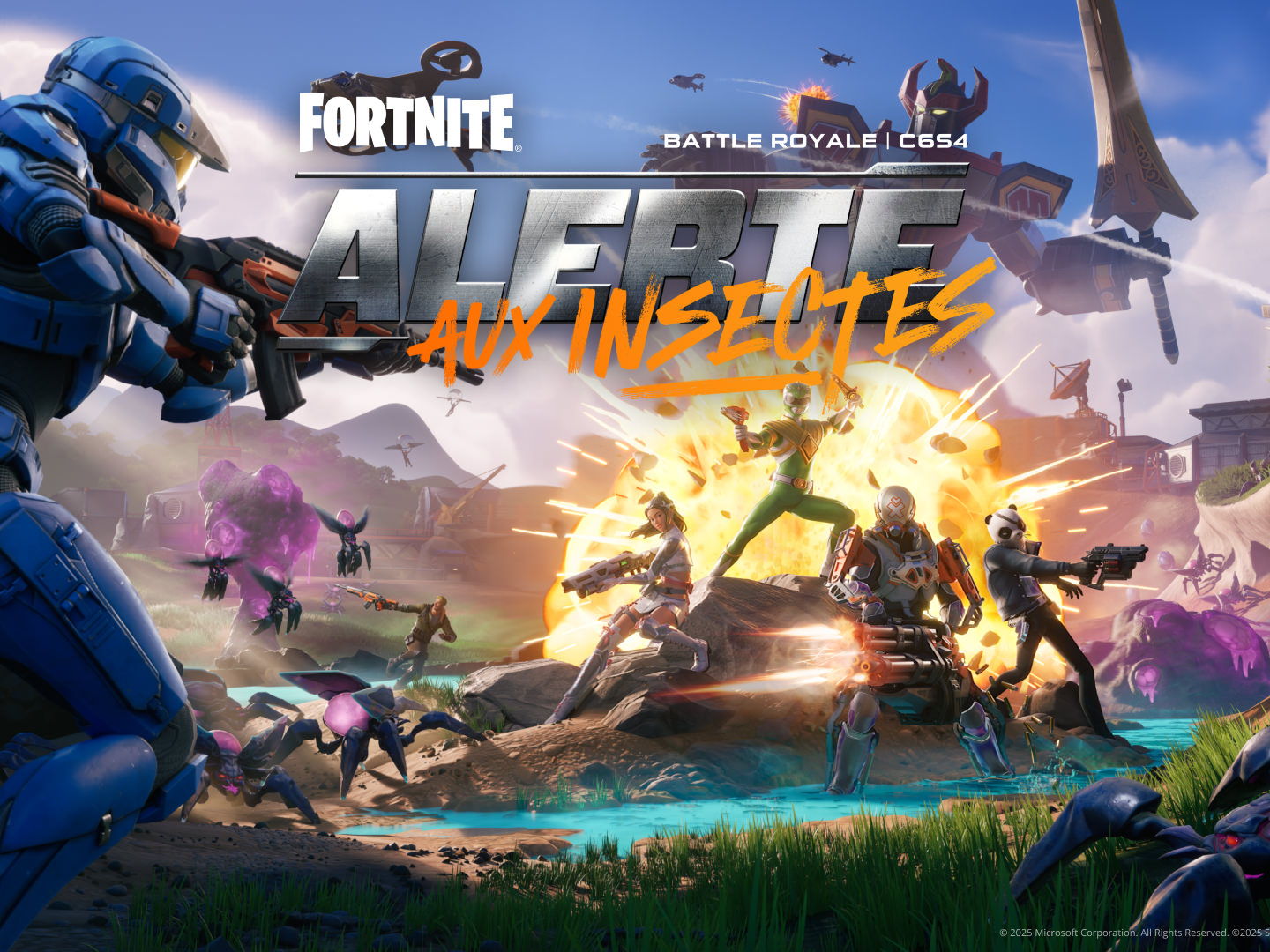 Affrontez les insectes dans Fortnite Battle Royale Chapitre 6 - Saison 4 : Alerte aux insectes, disponible le 7 août