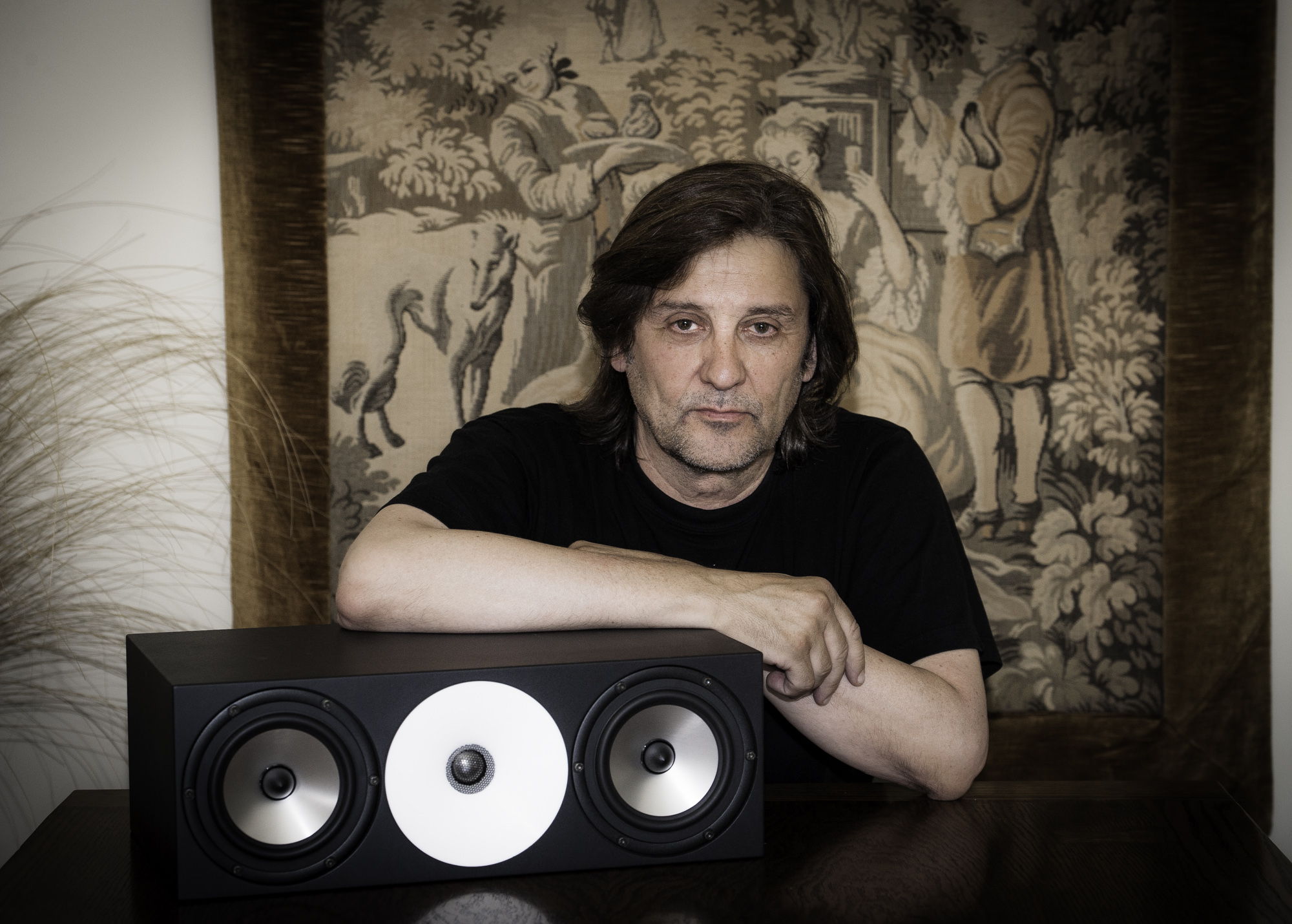 Jussi Tegelman with his Amphion Two15