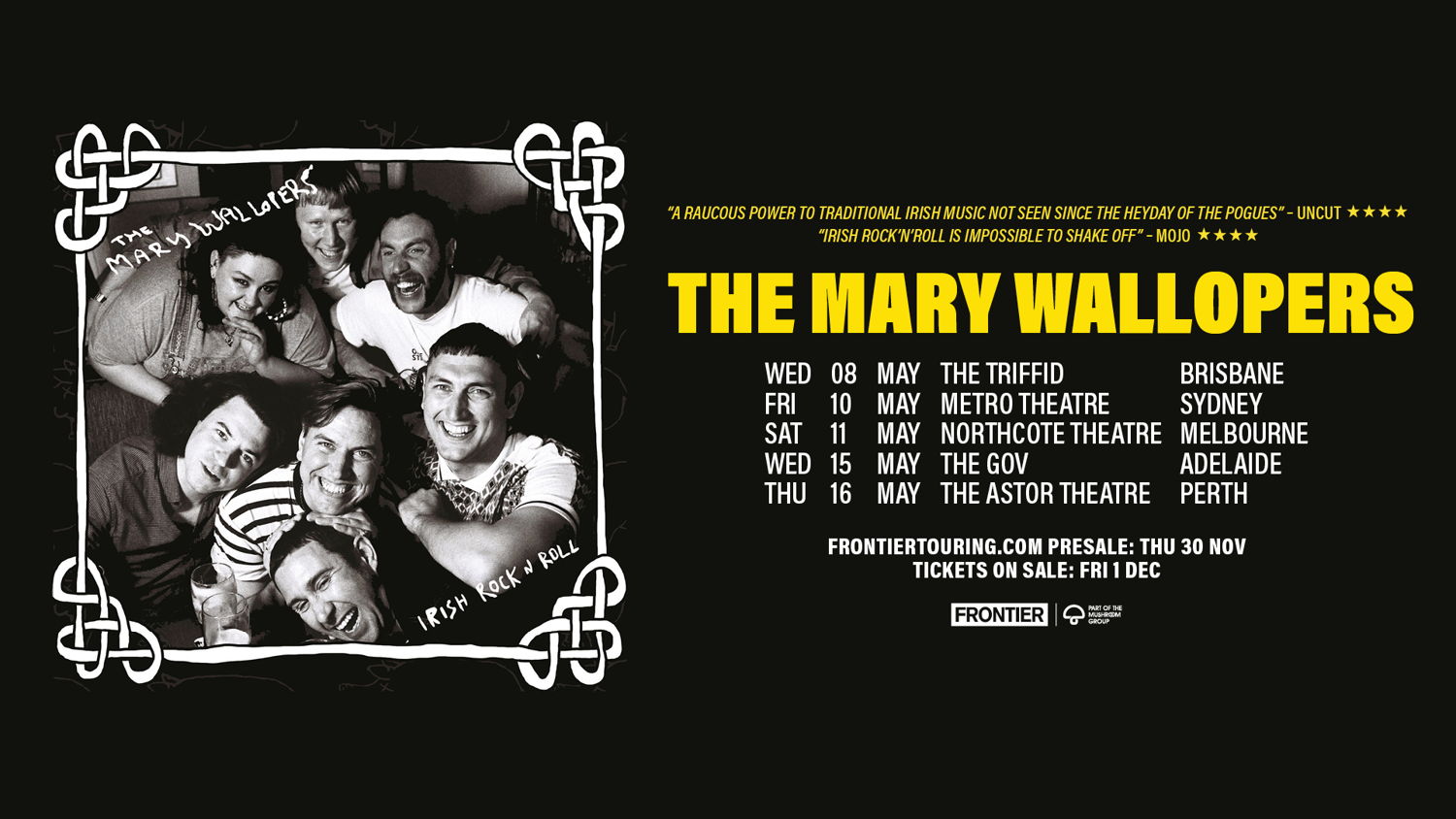 The Mary Wallopers Tour Artwork 1920x1080