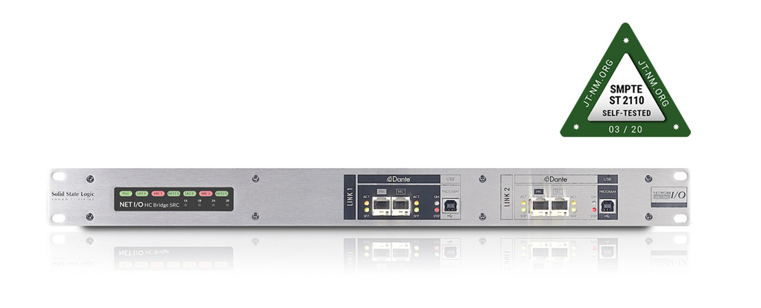 Solid State Logic Network I/O for System T broadcast platform successfully participates in ST 2110 JT-NM testing