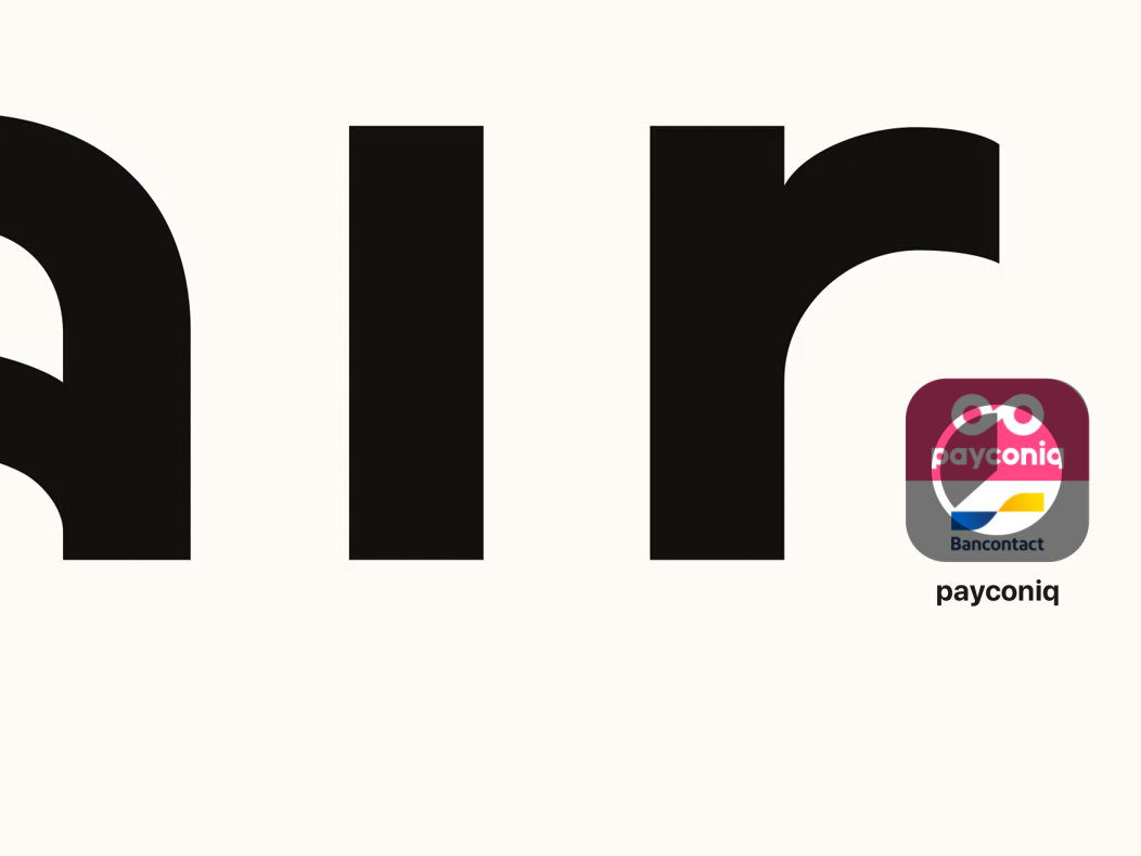 Biep Biep. Hoera! Voor Air & Bancontact Payconiq Company. 
