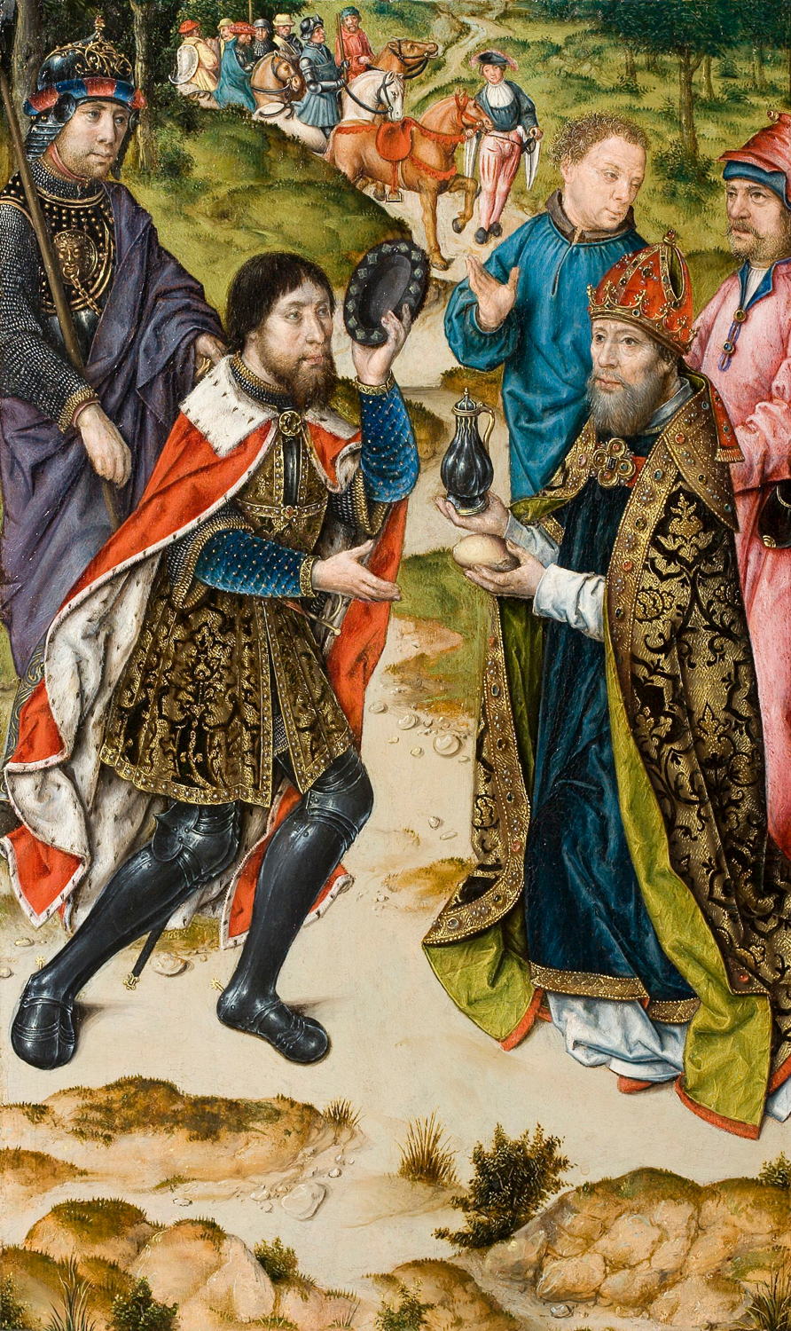 ‘The Meeting of Abraham and Melchizedek’, Albrecht Bouts, ca. 1520, private collection © KIK-IRPA, Brussels ‘The Meeting of Abraham and Melchizedek’, Albrecht Bouts, ca. 1520, private collection © KIK-IRPA, Brussels