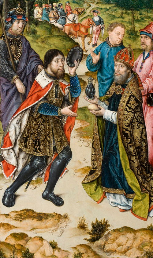 ‘The Meeting of Abraham and Melchizedek’, Albrecht Bouts, ca. 1520, private collection © KIK-IRPA, Brussels