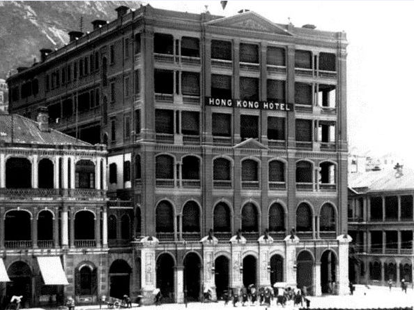 The Hong Kong Hotel at the time of its opening in 1868