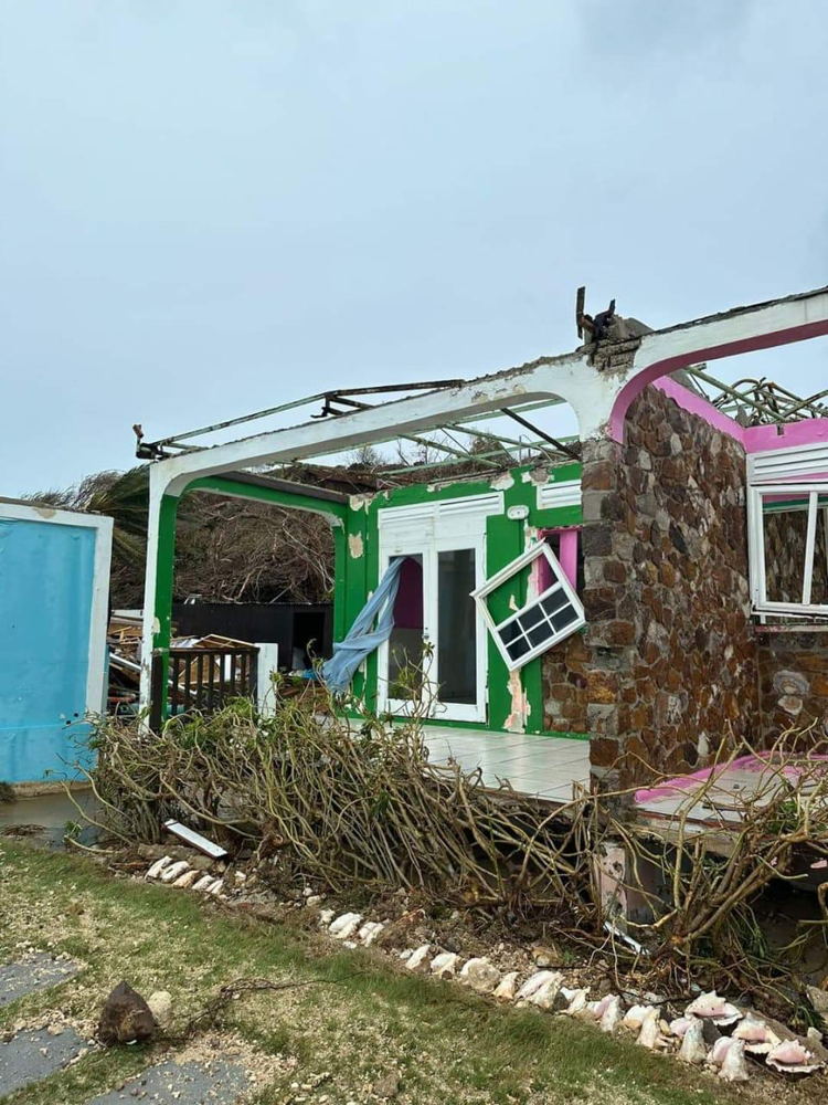Captured Images from Hurricane Beryl. All Rights to the Owner.
