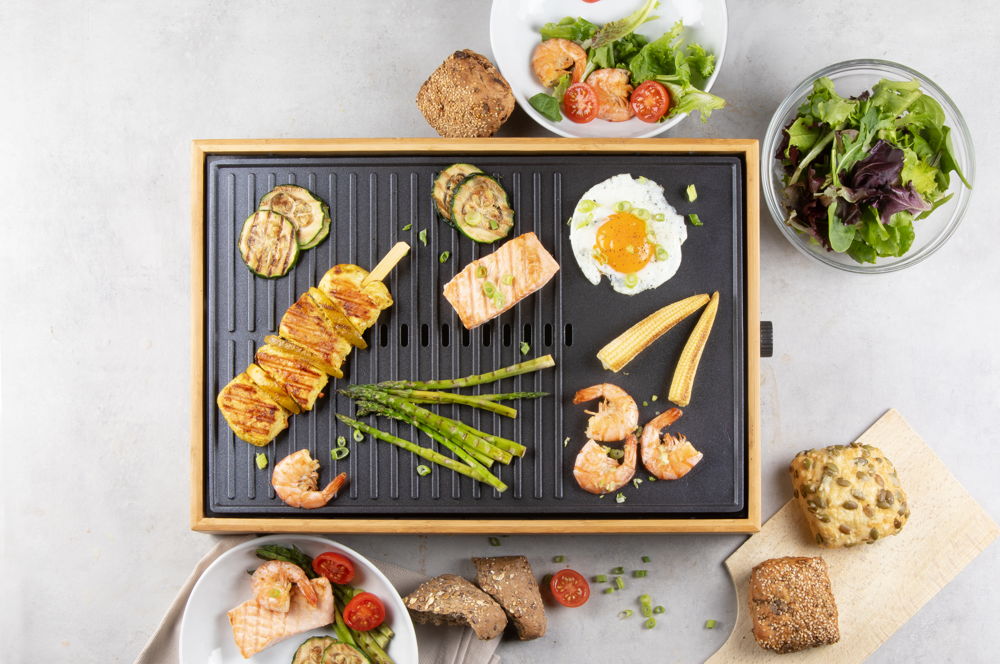 DO9271G Plancha Grill Bamboo Style (4-6 personen)