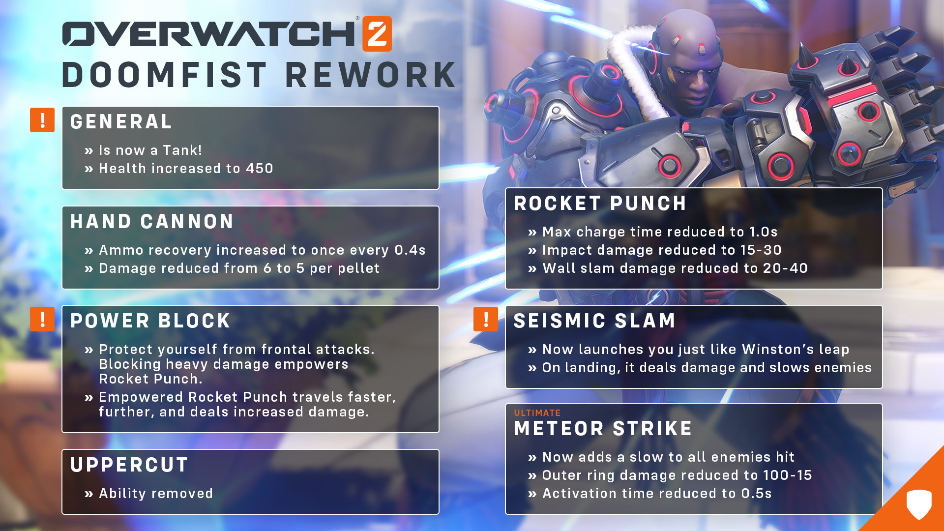   OVERWATCH 2 - Doomfist rework