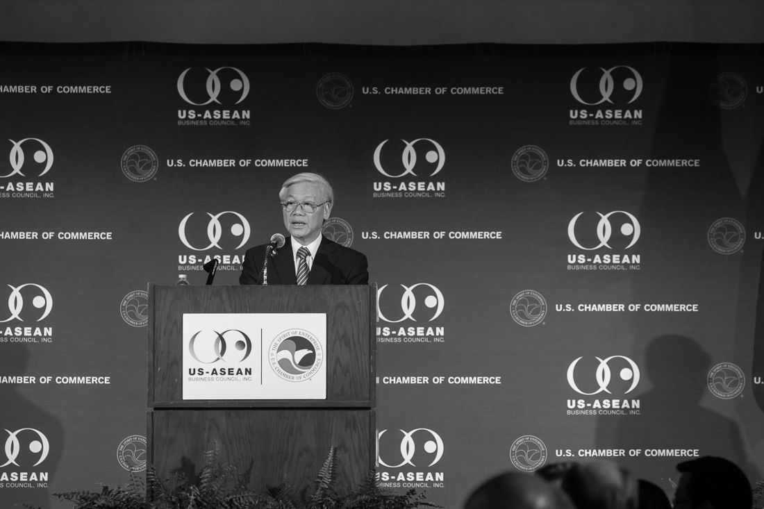 General Secretary Nguyễn Phú Trọng at the Council’s Welcome Dinner in Washington D.C., July 8, 2015