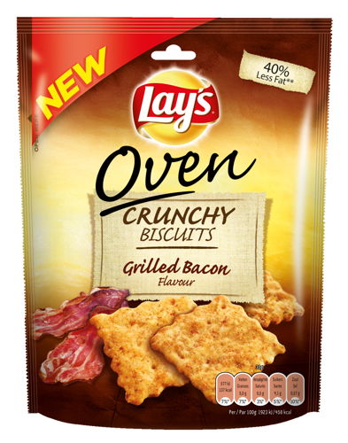 Lay's Oven Crunchy Biscuits Grilled Bacon