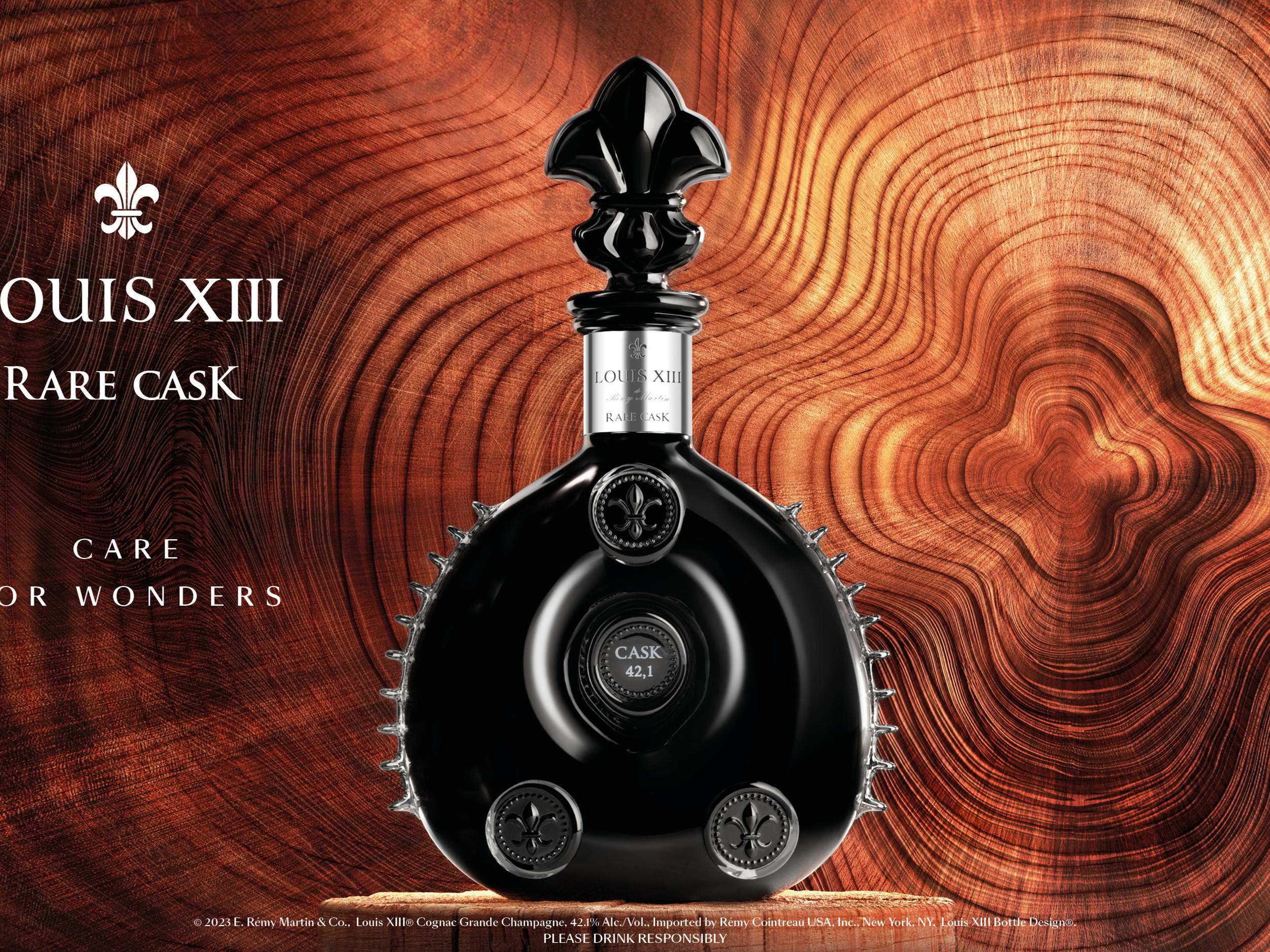 EL COGNAC LOUIS XIII PRESENTA RARE CASK 42.1 CARE FOR WONDERS