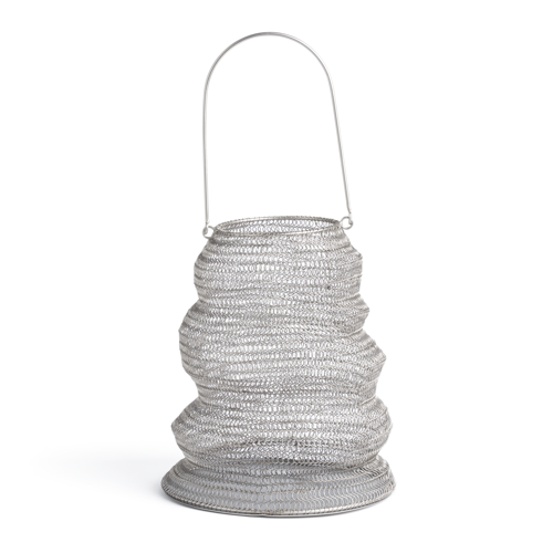 Habitat Medium Lantern - Silver, £22