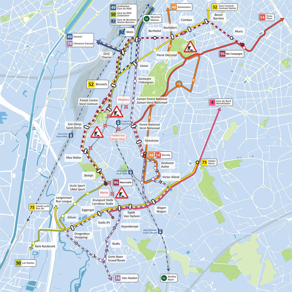 Alternatief vervoersplan vanaf 9 juni
