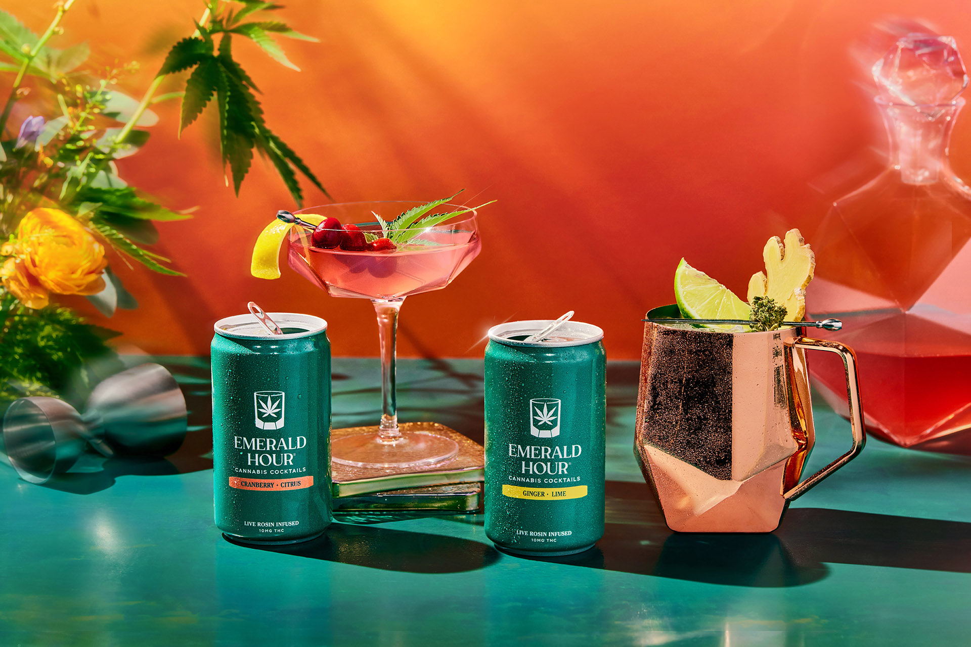 BOSTON BEER COMPANY LAUNCHES EMERALD HOUR, A NEW LINE OF NON-ALCOHOLIC CANNABIS COCKTAILS