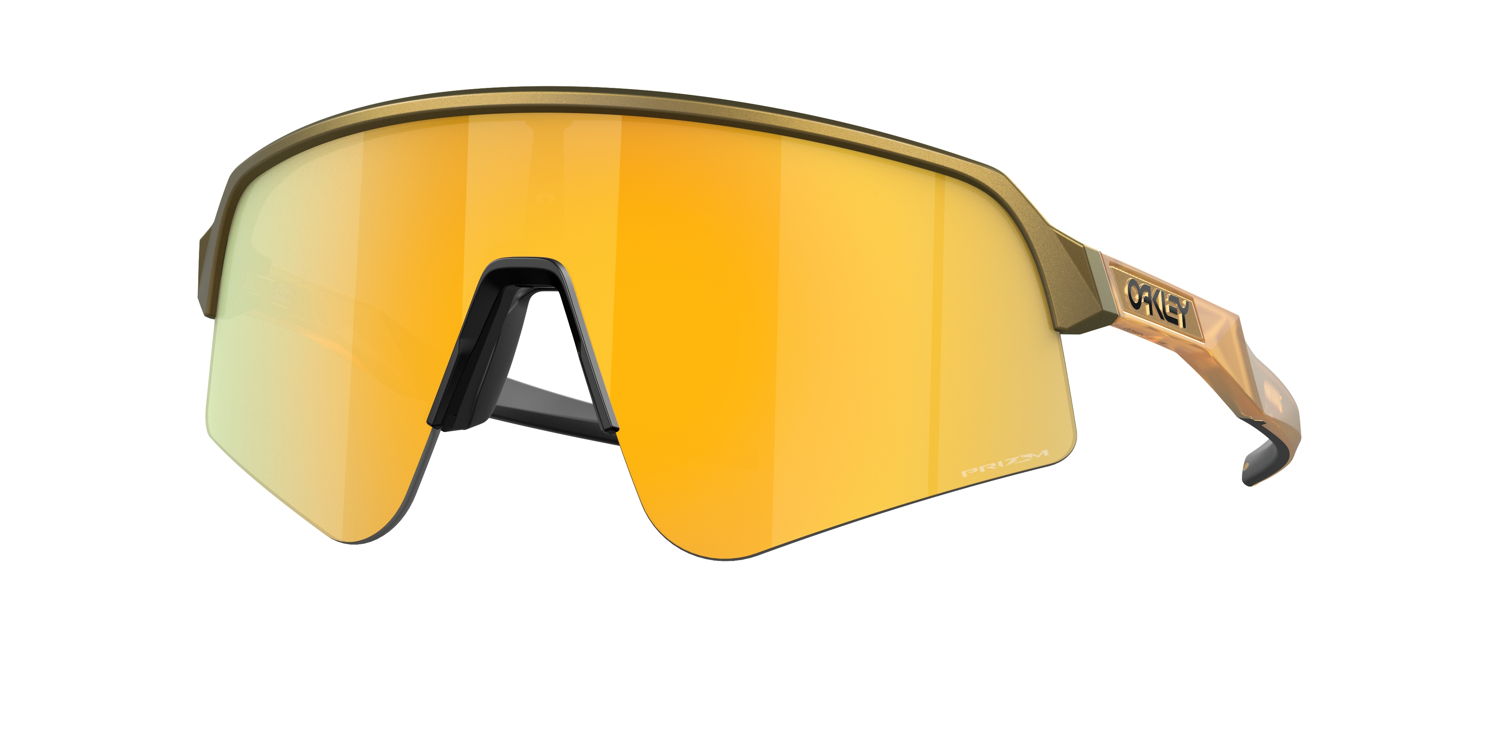 OAKLEY SUTRO LITE SWEEP BRASS TAX WITH TRANSPARENT LT CURRY STEMS WITH PRIZM 24K