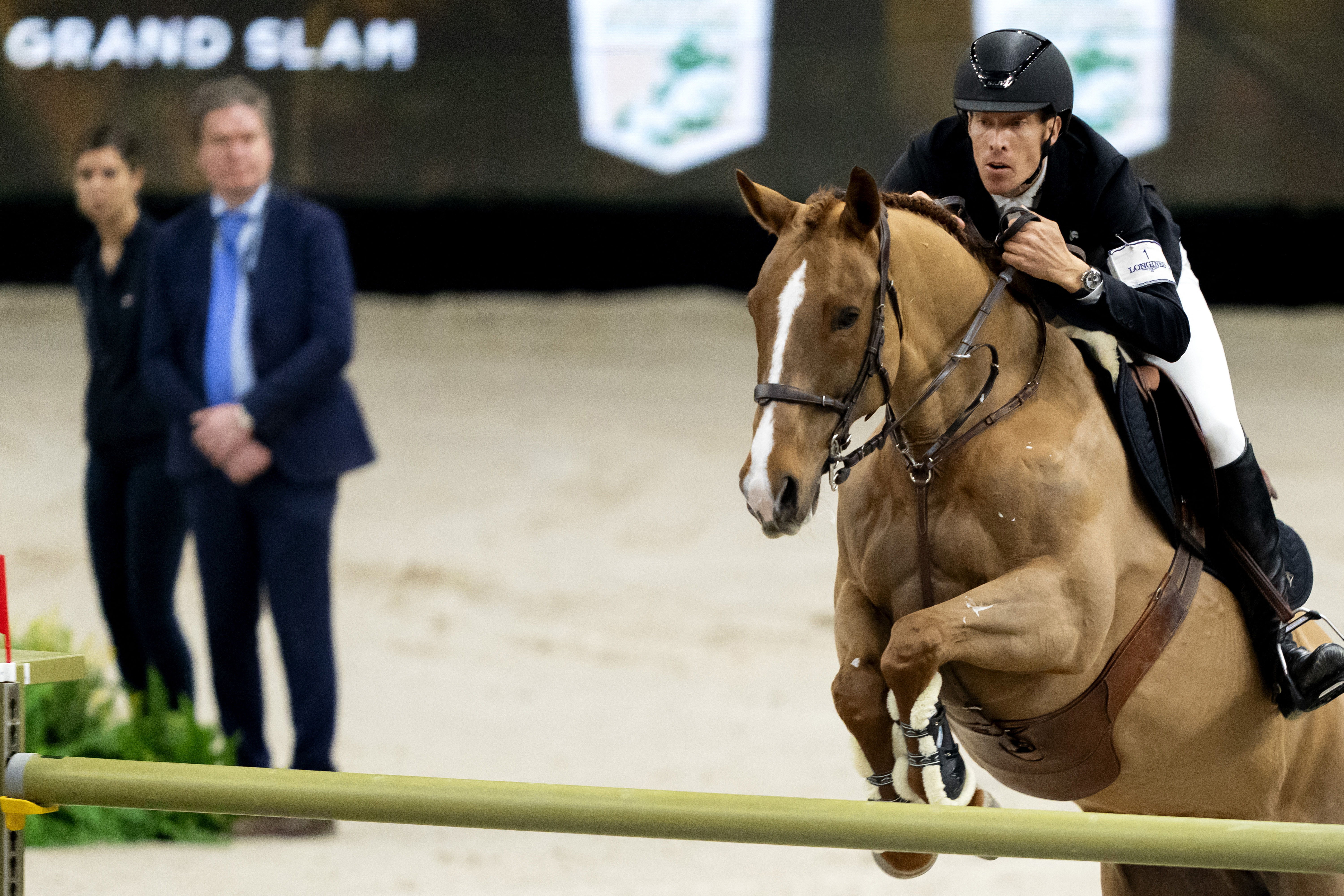 Henrik von Eckermann on King Edward © PHOTO SANDER KONING / ANP / AFP