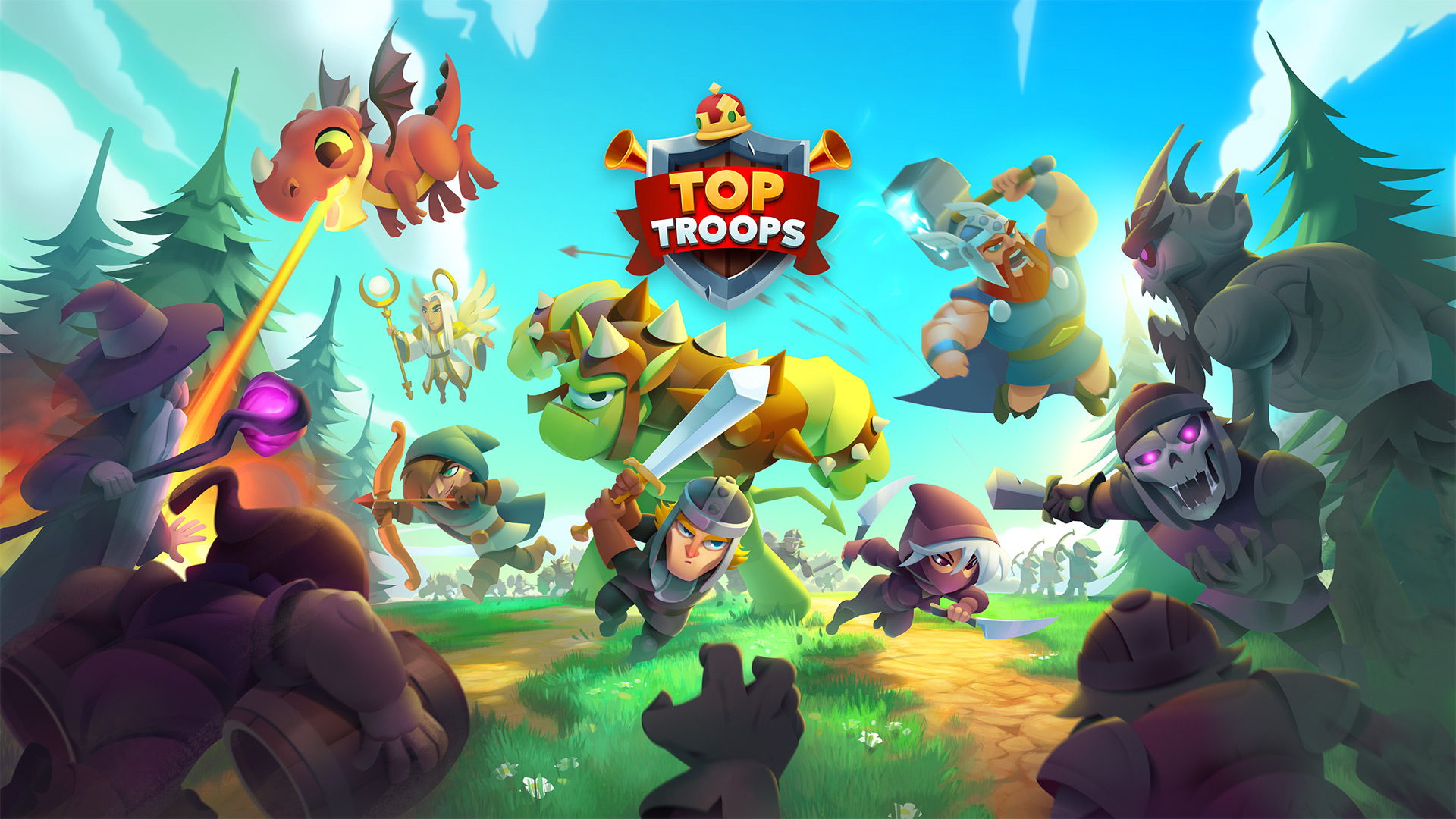Socialpoint Studio du label Zynga lance Top Troops dans le monde entier
