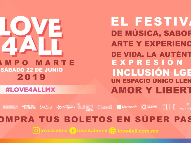 Vuelve a México el festival orientado a la inclusión y la diversidad: Love4All