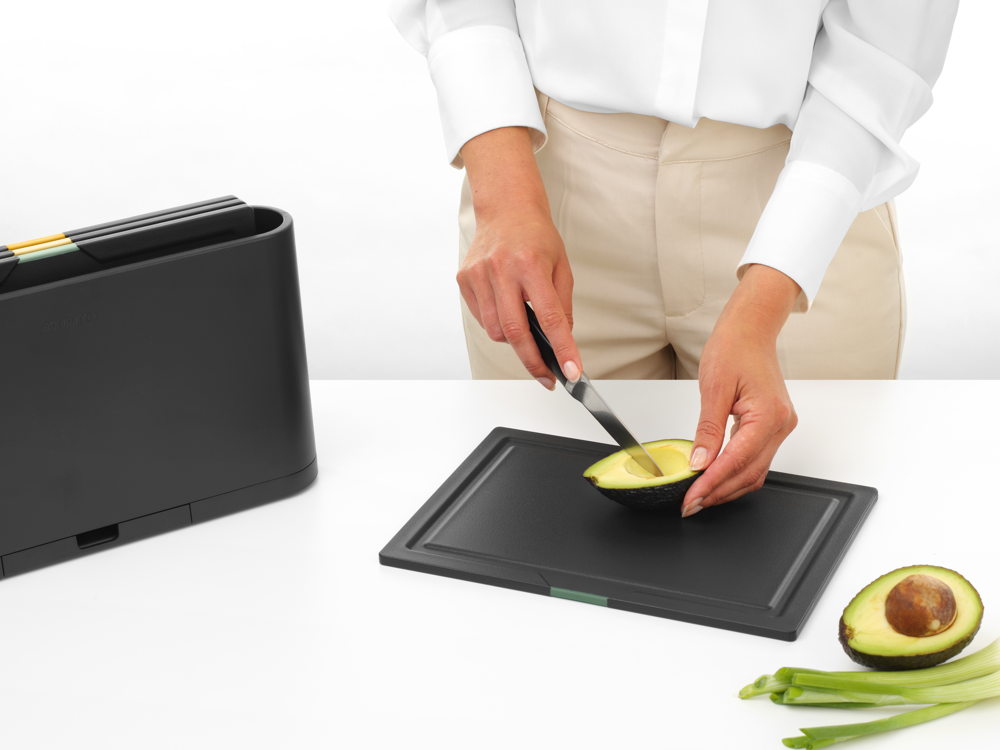 Tasty+ Chopping Boards, Set of 4 - Dark Grey - 8710755229466 Brabantia_6_NR-41008