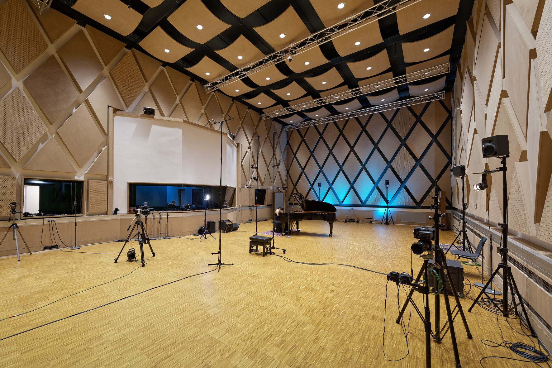 Ein Highlight im Tonstudio Tessmar ist der 190 m² messende Aufnahmesaal