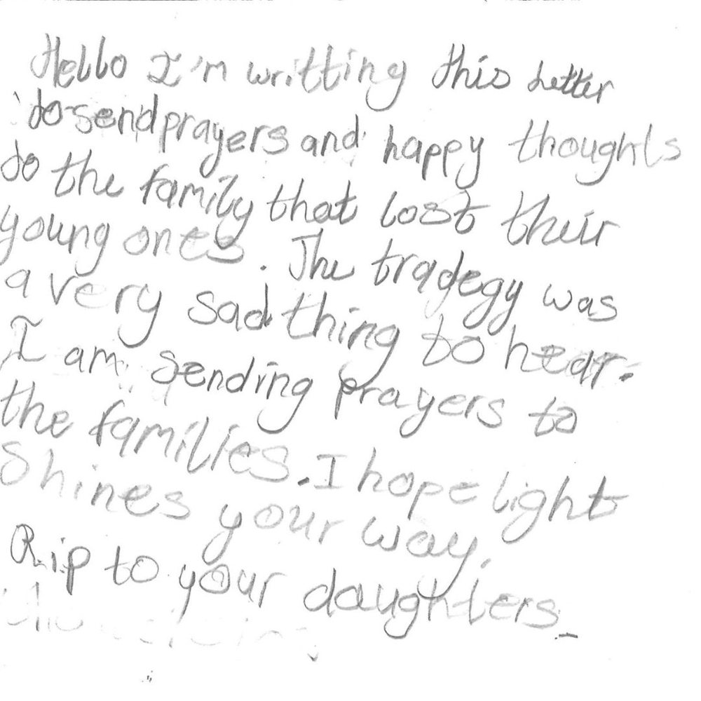 Card from Student in Anguilla 