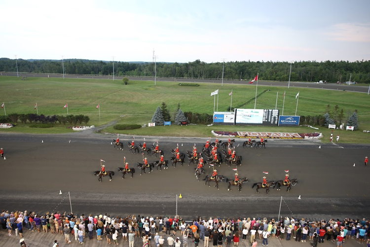 The RCMP Musical Ride performing at Woodbine Mohawk Park in 2017 (New Image Media)