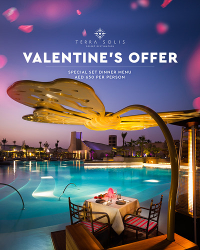 Terra Solis invites lovers to escape to the desert for a romantic Valentine’s Day getaway