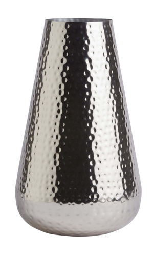 Habitat Global Silver Hammered Vase, £32