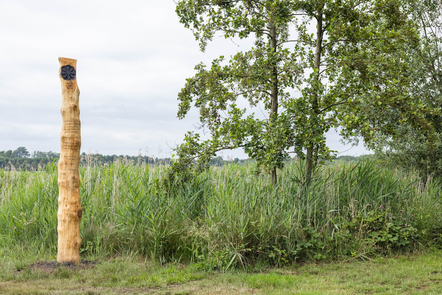 (c) Moonshot - Wandelpad het Vinne, met gedicht van Lisette Ma Neza