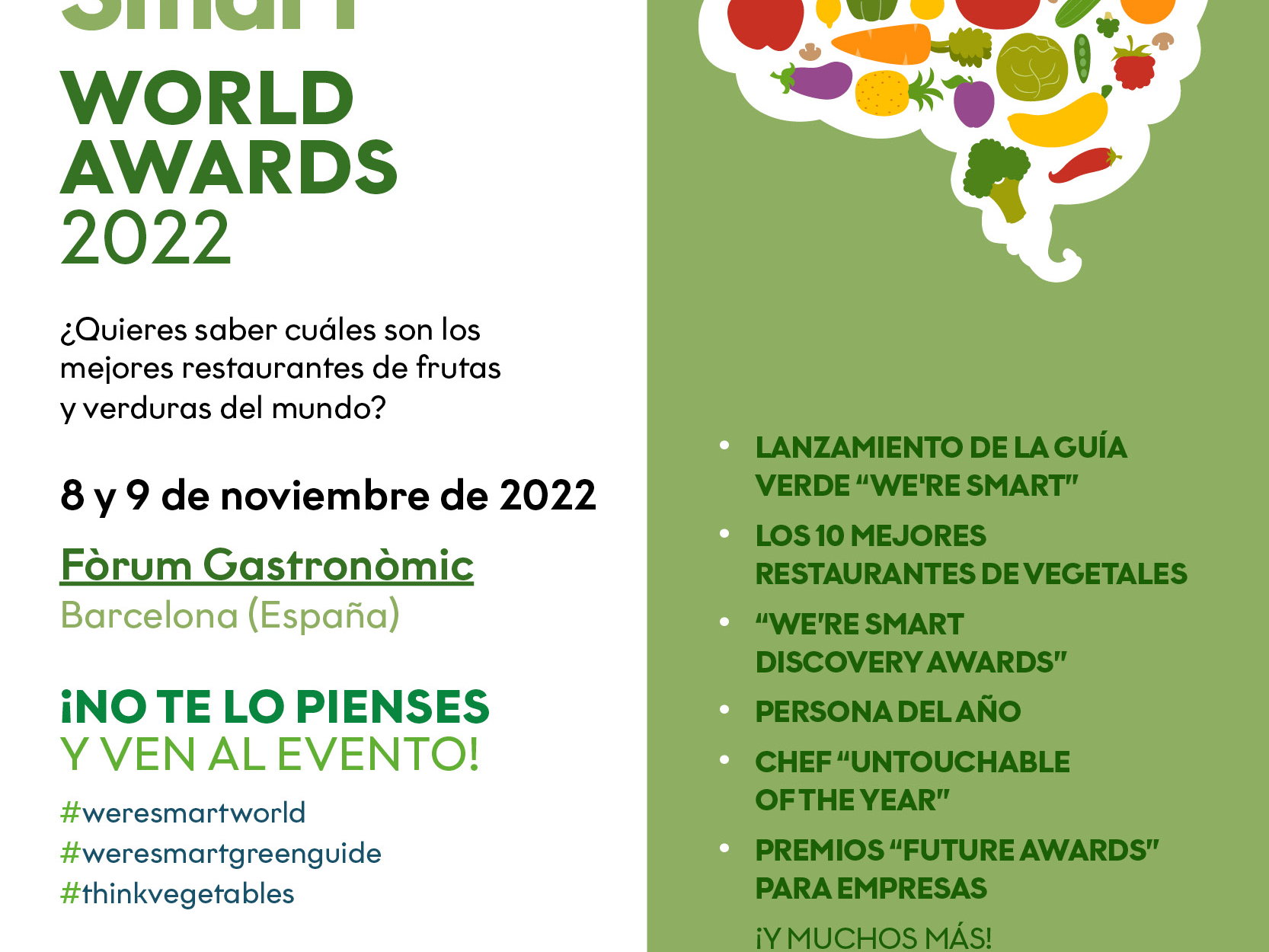 Save the Date: We're Smart World Awards 2022