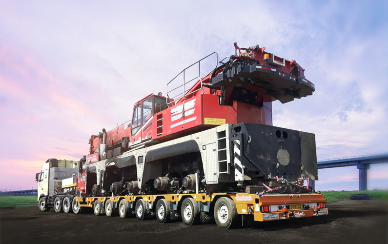 Nooteboom 7-axle Manoovr semi lowloader