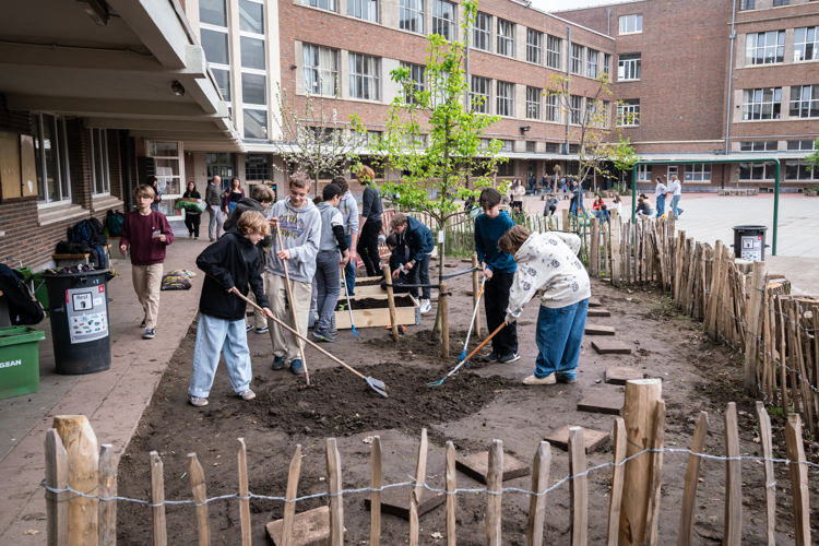Workshop klimaat en milieu Xaverius college © Tom Cornille
