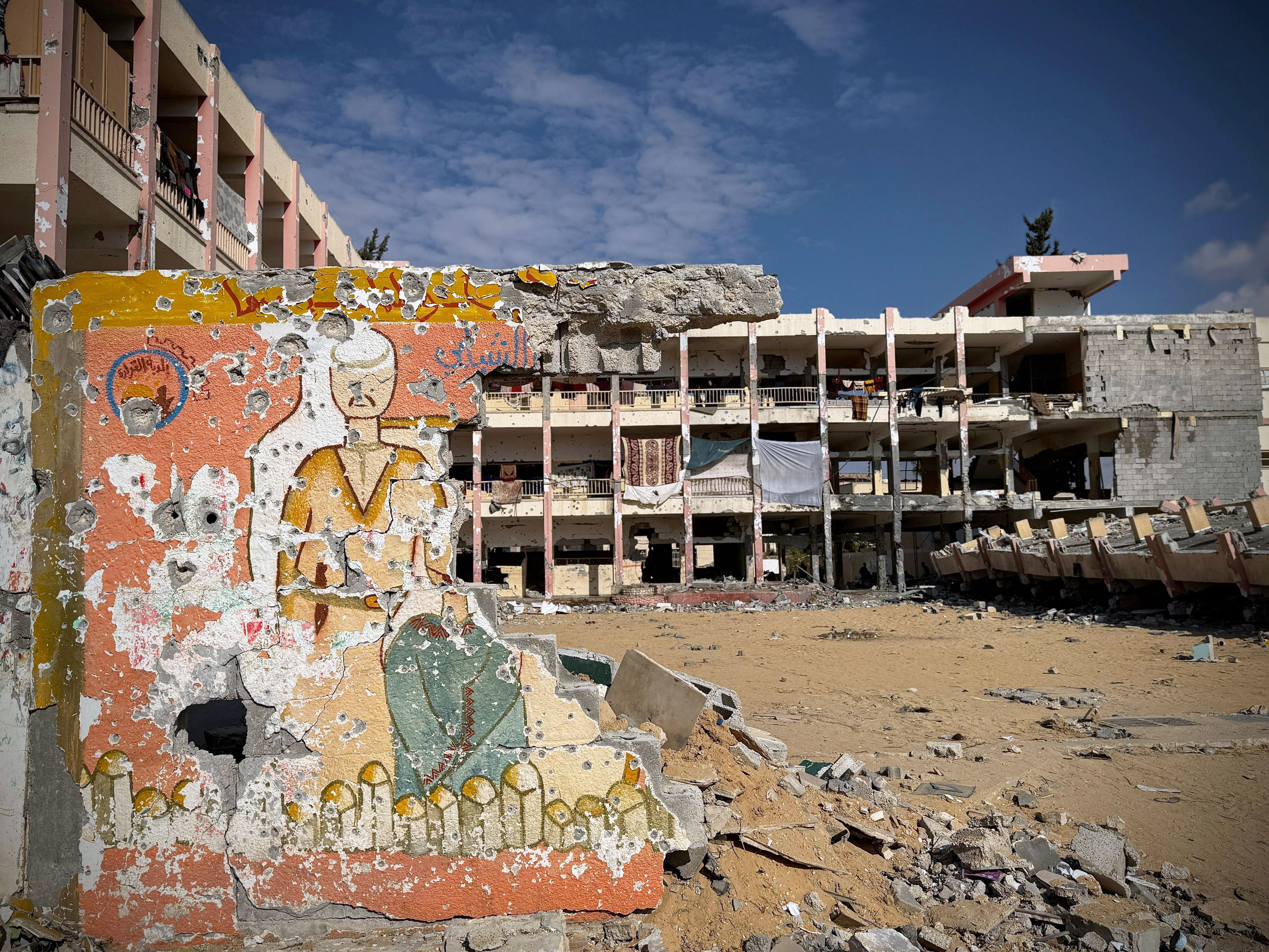 De Muscat-school in Gaza stad