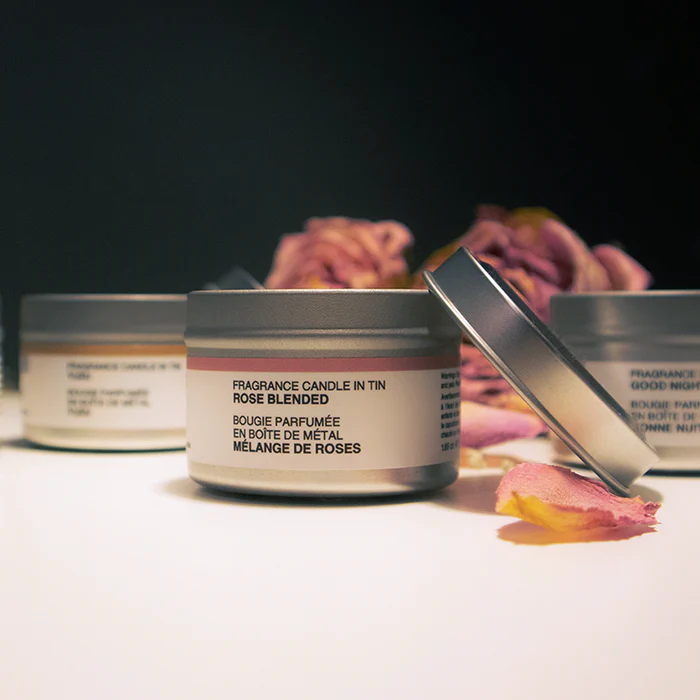 MUJI MIni TIn Candle - Rose, $9.90, muji.us