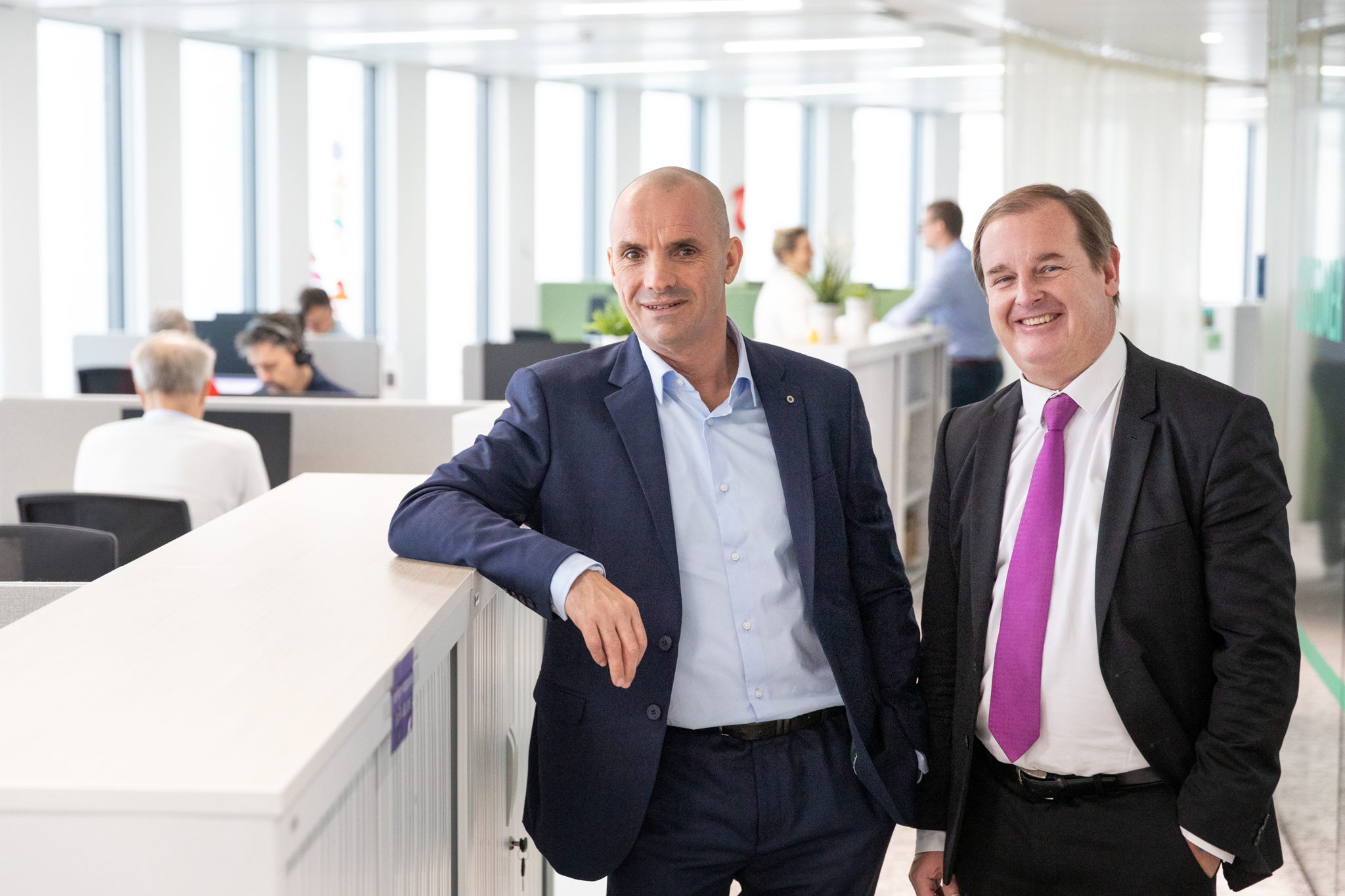 Économiste en chef Koen De Leus et stratégiste en chef Philippe Gijsels
