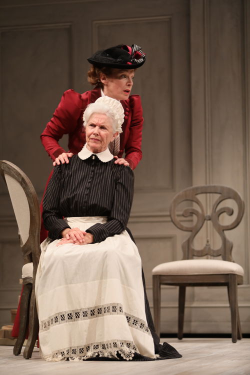 Martha Burns (Nora - Standing) and Barbara Gordon (Anne Marie - Seated) in A Doll’s House, Part 2 by Lucas Hnath / Photos by Tim Matheson

Canadian Premiere
September 16 – October 14, 2018
<a href="https://www.belfry.bc.ca/a-dolls-house-part-2/" rel="nofollow">www.belfry.bc.ca/a-dolls-house-part-2/</a>

Belfry Theatre, 1291 Gladstone Avenue, Victoria, British Columbia, Canada

Creative Team
Lucas Hnath - Playwright
Michael Shamata - Director
Christina Poddubiuk - Set & Costume Designer
Kevin Fraser - Lighting Designer
Tobin Stokes - Composer & Sound Designer
Jennifer Swan - Stage Manager
Carissa Sams - Assistant Stage Manager
Hilary Britton-Foster - Assistant Lighting Designer