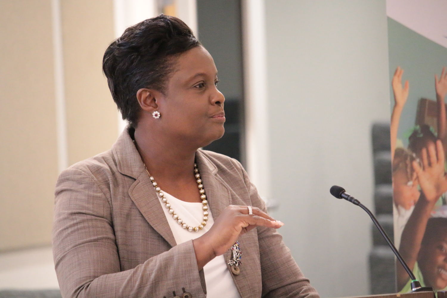 Chief Education Officer at the Government of Saint Lucia Fiona Mayer. 