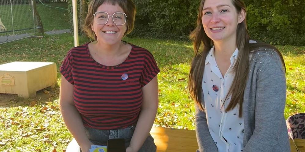 Sofie De Smet (left) and Elly Audenaert (right)