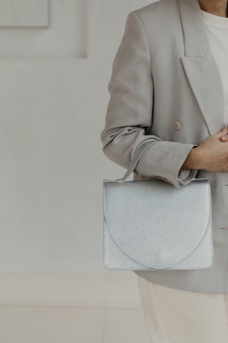 Mieke Dierckx_Mini briefcase_Silver _475€