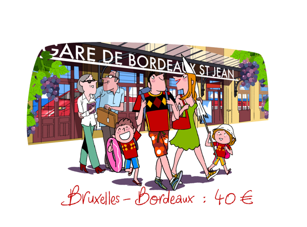 Thalys ouvre les ventes de sa nouvelle liaison estivale Bruxelles – Bordeaux