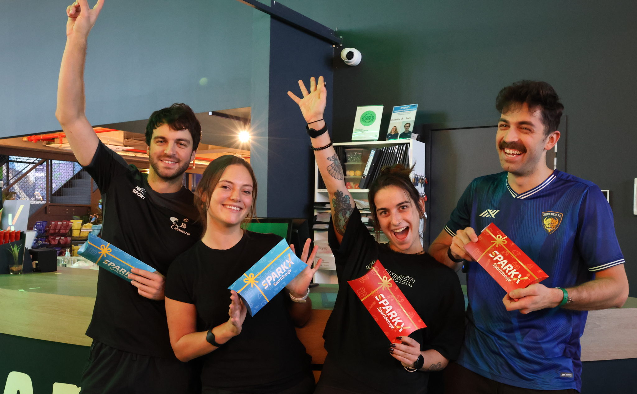 Sparkx huldigt 450.000ste bezoeker