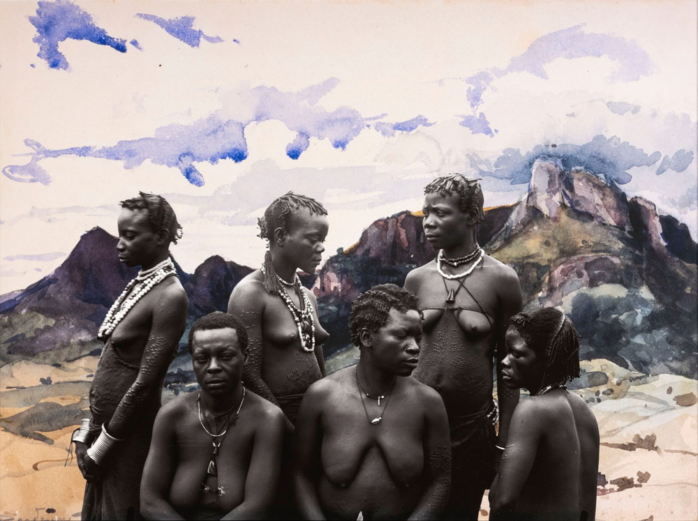 « Portrait 3 : groupe de femmes Urua »  de Sammy Baloji