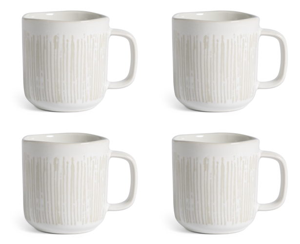Habitat Wax Resist 4pk Mug, £13